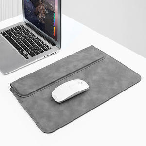 Custodia <span class=keywords><strong>per</strong></span> Laptop in pelle PU resistente con supporto impermeabile <span class=keywords><strong>per</strong></span> <span class=keywords><strong>PC</strong></span> e Tablet borsa portatile ed elegante <span class=keywords><strong>per</strong></span> viaggi Casual - Product Image 4