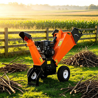 Broyeur de bois léger 115 kg GS100 7HP 212cc à essence, capacité 100 mm pour une entretien rapide des propriétés