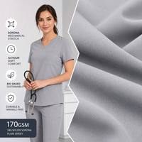 40G Double Jersey Bio-Based Sorona Nylon Eco Friendly Tissu tricot respirant 160cm 190gsm Quick Dry Cooling Mechanical Stretch