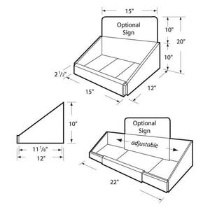 Fabrik-Großhandel Einzelhandelsgeschäft Werbe-PVC-Schaumstoff Bodenständer Kosmetik Pop Forex PVC Displayregal - Product Image 5