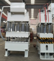 Prensa Hidráulica de Cuatro Columnas de 250T, Controlada por PLC, de Alta Velocidad, Multifuncional, para Producción de Bloques/Ladrillos de Sal con Motor y Bomba