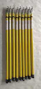 Bâton chaud télescopique en fibre de verre triangulaire haute tension réglable électrique de 7.8m - Product Image 3