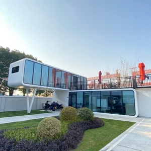 Không gian sang trọng giường táo | Ngôi nhà nhỏ mô-đun di động | container biệt thự bằng gỗ và thép đúc sẵn | nhà khách sạn viên nang di động - Product Image 3