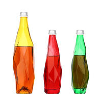Bouteille d'eau gazeuse plate personnalisée de luxe 500ml 750ml 330ml en verre pour boissons gazeuses et eau minérale pétillante