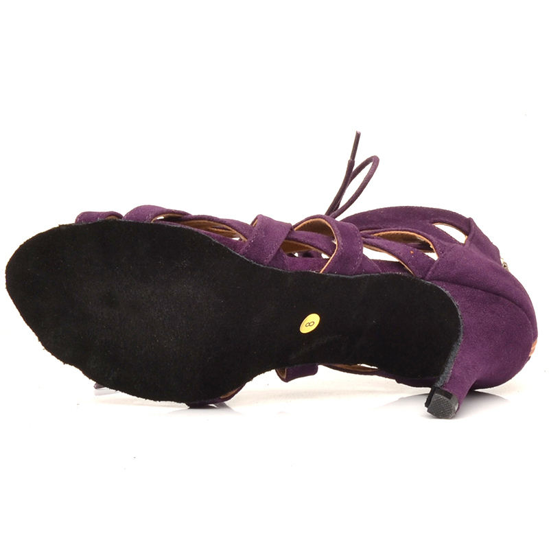 Salsa Jazz Ballroom Latin Dance Black Shoes For Dancing Women Social Strip High Heels Shoes