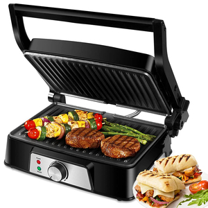 Vente chaude Barbecue Barbque Panini Machine En Acier Inoxydable Fabricant Barbecue Électrique <span class=keywords><strong>Plancha</strong></span> Grill - Product Image 3