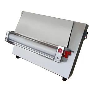 DR-3S Fabrik Direkt verkauf Bäckerei Pizza Teig Sheeter Automatische Maschine Pizza Teig Roller Maschine 18 ZOLL DOUGH BREITE