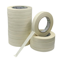 Ruban adhésif en papier crépon blanc à usage général, sans résidu, pour la peinture, l'étiquetage, l'emballage