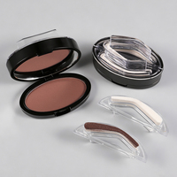 Kit de tampons à sourcils personnalisables avec logo – 3 formes : droit, arqué, feuille de saule – Poudre à sourcils longue tenue – Maquillage professionnel