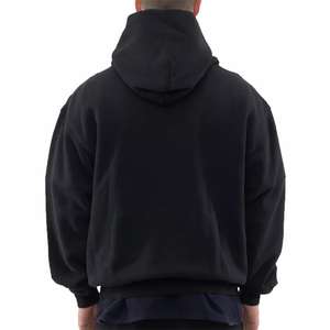 Custom 500 Gsm Cropped Hoodies Thick Fleece <b>French</b> Terry Blank Oversized Hoodie Boxy fit Cotton Heavyweight boxy Hoodie for men - Product Image 2