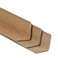 Protection d'angle en papier kraft en forme de L pour emballage de palettes sur mesure, résistante aux chocs, recyclable, personnalisable