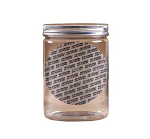 25ml-500ml bán buôn phổ biến Pet nhựa Jar container cho kem thức ăn vật nuôi Canister với áp lực nhạy cảm lót