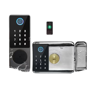 2025 באיכות גבוהה סגסוגת אלומיניום ברזל דלת מנעול משולב כרטיס חכם מפתח גישה חם מכירת סיסמת עיצוב קלאסי - Product Image 6