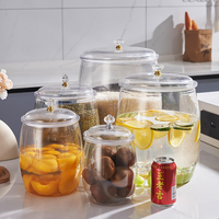 ECOBOX Bouteille scellée de céréales sucrées, noix, riz, bocal de stockage d'aliments en PET, poubelles hermétiques pour aliments en vrac, bocal à bonbons en vente