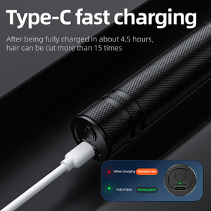 Vente chaude tout en aluminium électrique cheveux pour tondeuse pour hommes maison boutique utiliser spécial moleté <span class=keywords><strong>boucle</strong></span> T9 huile tondeuse à cheveux outil USB hôtel - Product Image 5