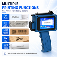 Imprimante jet d'encre portable en promotion, machine de codage de date et de codes QR/barres pour emballages carton, bouteilles et plastique