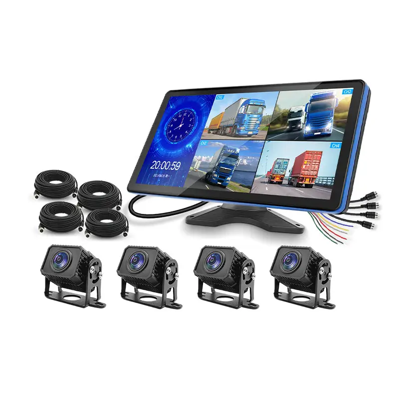 Ultra vision Rückfahr überwachungs system 7 Zoll 10 Zoll HD Split Screen Auto Rückfahr hilfe Mobile DVR mit Monitor