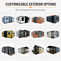 Bureau mobile préfabriqué pliable 	   Maison modulaire préfabriquée en conteneur