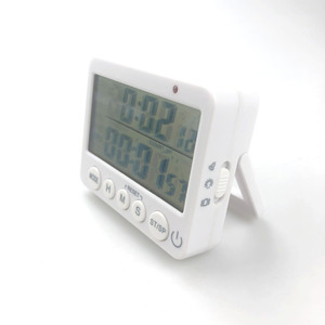 Electronic Timer Clock With 100 Hour Countdown Sound Light Vibration Reminder Kitchen Use - Product Image 1