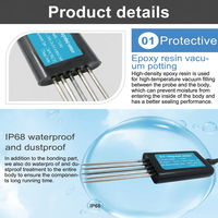 Moniteur de nutriments du sol USB haute précision 8 en 1, connecté à un appareil mobile, testeur NPK pH, analyseur numérique pour l'agriculture de précision