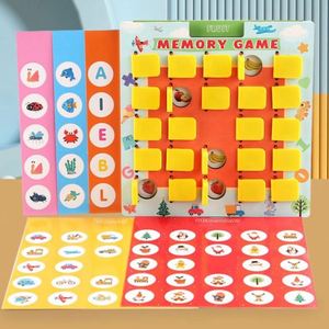 Flip to Win Wooden Board Games Travel <b>Road</b> Trip Essentials Toys Matching Memory Game for Kids Ages 4-8 - Product Image 1
