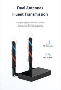 Kit trasmettitore e ricevitore video HDMI <span class=keywords><strong>Wireless</strong></span> <span class=keywords><strong>mini</strong></span> proiettore <span class=keywords><strong>wireless</strong></span> 5G 4K per home Plug and Play per Streaming tv stick pc