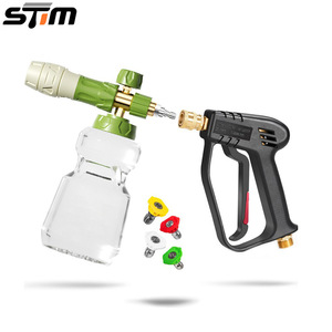 STM Car Wash Foam Gun 1000ml Transparent Bottle With Nozzles For High <b>Pressure</b> <b>Washer</b> - Product Image 1