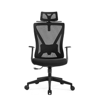 Chaises de bureau ergonomiques pivotantes en maille pour le travail et les visiteurs, chaise de direction