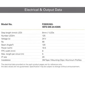 Manufacturer Wholesale 2835 Smart <b>Led</b> <b>Strip</b> Ip20, Ip65 2700K, 3000K, 3500K, 4000K, 4500K, 5000K, 5700K, 6500K Hotel <b>Strip</b> Light - Product Image 3