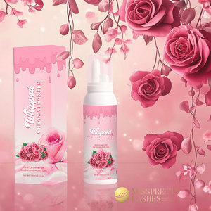 Marque privée 100ml shampooing pour cils sensibles blanc/<span class=keywords><strong>rose</strong></span> crème fouettée nettoyant pour extensions de cils vente en gros pour les extensions de cils - Product Image 1