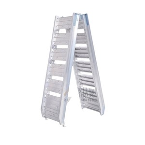 Ludaman Folding Aluminum Alloy <b>Motorcycle</b> <b>Ramps</b> 800mm HR800S For ATV Use - Product Image 1