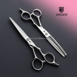 Paling Direkomendasikan oleh Pelanggan Set Gunting Rambut <span class=keywords><strong>6</strong></span>.0 Inch Baja VG10 Bilah Pedang Gigi 3D Tanpa Mencubit Rambut Gunting Barber - Product Image 5