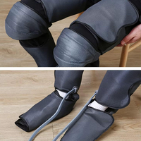 Système de récupération sportive à compression d'air et chauffage, physiothérapie, massage thérapeutique, bottes de récupération rapide, masseur de jambes, six modes, trois niveaux