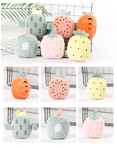 Bestseller katten speeltje met knisperpapier, kattenkruid en pluche fruitdesign, interactief, schattig, voor speeltijd en verrijking van de kittenleven - Product Image 5