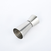 Outils de barman : Jigger double en acier inoxydable, tasse à mesurer en métal pour vin et cocktails