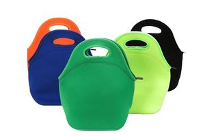 Bolsa de almuerzo de poliéster de neopreno, bolsas de almuerzo aisladas, caja de contenedor de almuerzo lavable para trabajo, Picnic, bolsas ligeras para preparación de comidas - Product Image 2