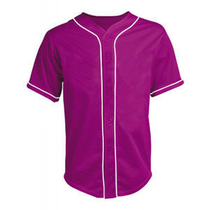 Custom blank baseball jersey <b>short</b> <b>sleeve</b> <b>button</b> <b>up</b> lightweight breathable sports <b>shirt</b> for team wear men women - Product Image 4