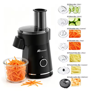 Anbolife Cortador de Verduras 7 en 1, Rebanador de Ensaladas con Descarga Directa, Cuchilla Recubierta de Titanio, <span class=keywords><strong>Picadora</strong></span> de Boca Ancha - Product Image 1