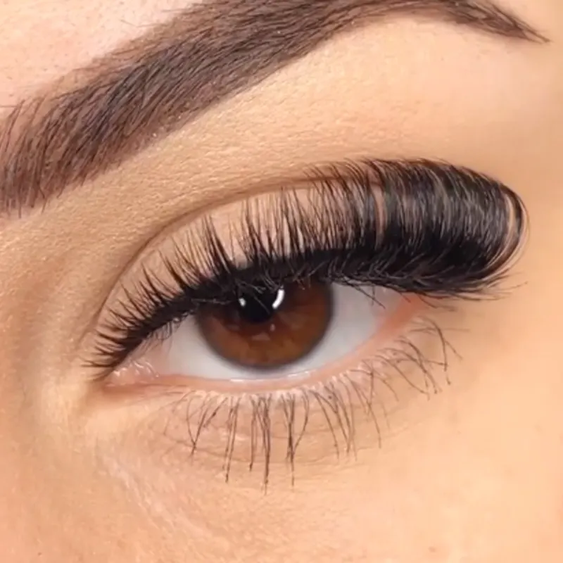 Russian striplashes Winged Full strip eyelashes faux mink 10mm c d curl strip eyelashes Russian strip lashes