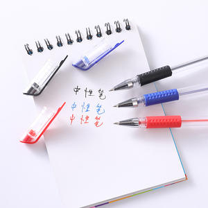 ปากกาลูกลื่นเจลราคาส่งถูกที่สุด X1011-2 พร้อมโลโก้สั่งทำ ขนาด 0.5 มม. สีน้ำเงิน ปากกาพลาสติก ปากกาเจลสำหรับโปรโมชั่น - Product Image 3