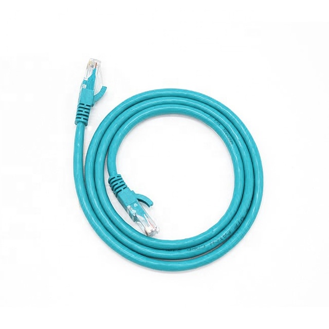 high speed ethernet cat6 cable jumper cable PVC LSZH 4 pairs 26awg utp cat 6 patch cord 1m