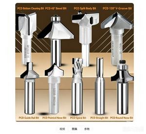 YUFU Diamond CNC Machining Parts Bottom Cleaning Knife Efficient Cutting Forming <b>Tool</b> Bright Finish Mechanical Operation OEM - Product Image 5