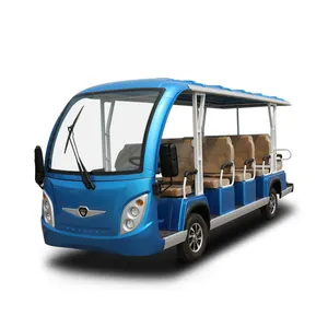 4 tekerlekli Elektrikli gezi 14 yolcu minibüs büyük fiyat ile