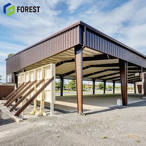 โครงสร้างเหล็กชุบสังกะสีแบบจุ่มร้อน พร้อมระบบระบายอากาศในตัว ดูแลรักษาง่าย สำหรับการส่งออกเสื้อผ้าที่สามารถนำกลับมาใช้ใหม่ได้ - Product Image 1