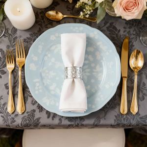 Juego de Vajilla de Porcelana Cerámica Vintage Azul Bebé, Estilo Retro Personalizado en Todos los Colores, Porcelana Fina Ecológica y Duradera - Product Image 6