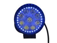 Luz de Trabajo LED de 4 Pulgadas y 27 W, Foco Resistente, Impermeable IP68, de Aluminio para Cherokee (KL) 4x4, Faro Delantero para Tractor