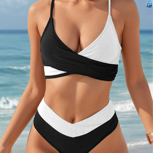 Conjunto <span class=keywords><strong>de</strong></span> Bikini <span class=keywords><strong>de</strong></span> 2 Piezas para Mujer, Cintura Alta, Tirantes Ajustables, Control <span class=keywords><strong>de</strong></span> Abdomen, Traje <span class=keywords><strong>de</strong></span> <span class=keywords><strong>Baño</strong></span> para Playa <span class=keywords><strong>de</strong></span> Verano - Product Image 5
