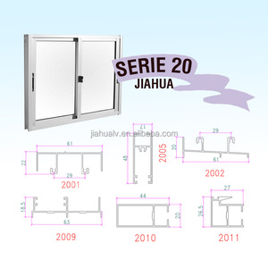 Linea 20 Y 25 Precio <span class=keywords><strong>Por</strong></span> Kg Perfiles De Aluminio Para Ventanas Corredizas Cv Y Puertas Perfil Aluminio - Product Image 2