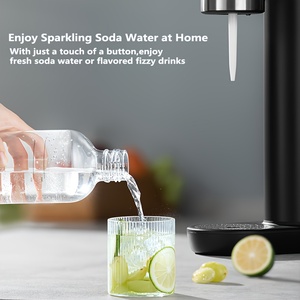 Appareil de distribution de <span class=keywords><strong>soda</strong></span> en acier inoxydable, générateur automatique d'eau pétillante, utilisation facile, rotation rapide, bouteille PET de 33,81 oz, CO2 - Product Image 6