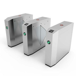 Puerta de torniquete con solapa escolar, puerta de barrera con solapa de Control de entrada automática para <span class=keywords><strong>biblioteca</strong></span> universitaria con tarjeta RFID/reconocimiento facial - Product Image 5